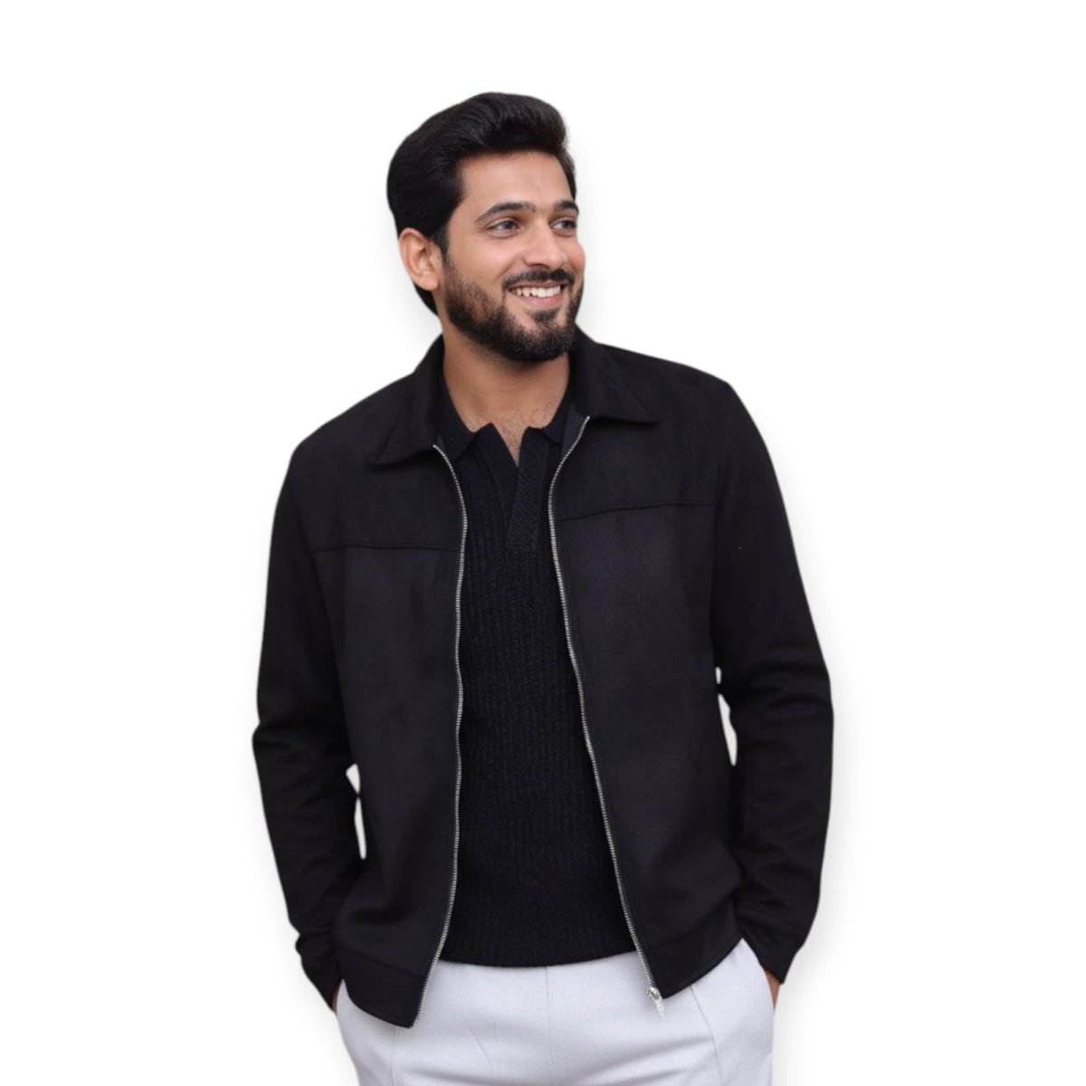 Saair Signature Suede Jacket - SAAIR STORE