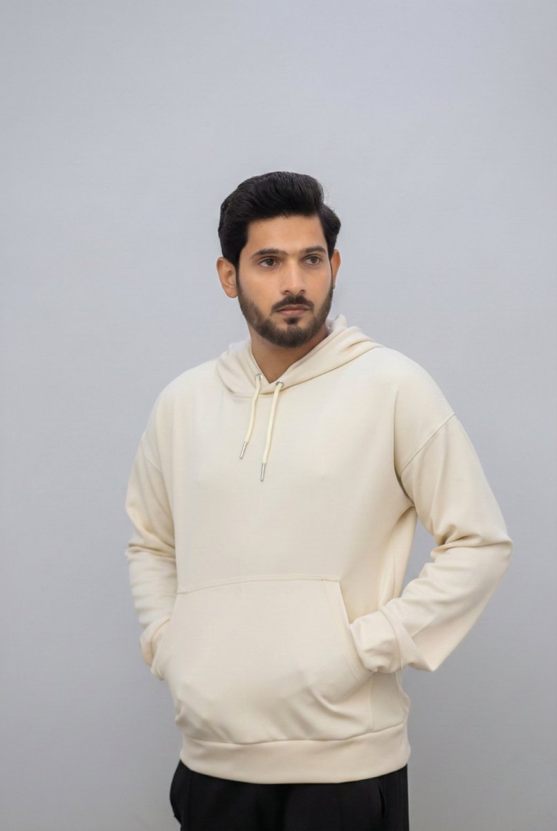 Scuba Pull Over Hoodie - Off White - SAAIR STORE