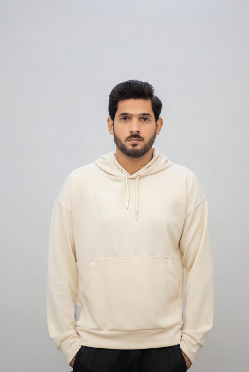 Scuba Pull Over Hoodie - Off White - SAAIR STORE